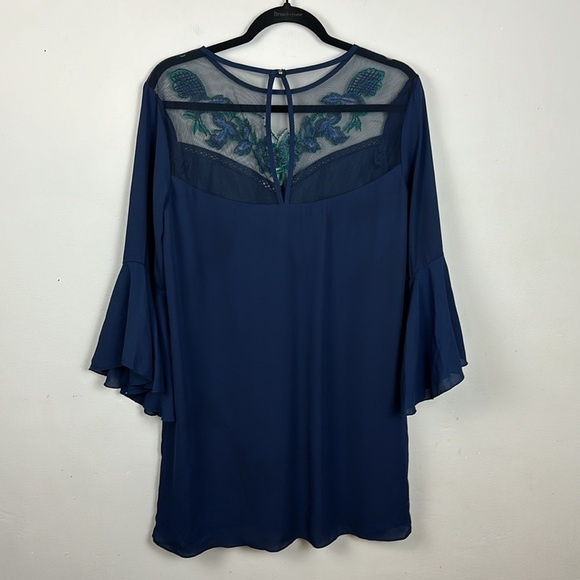 City Studio Womens Bell Sleeve A-line Dress Sz M - Picture 7 of 13